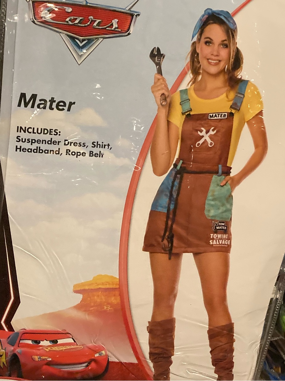 Adult Mater Dress Costume - Cars
